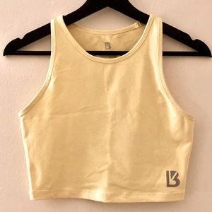 BuffBunny Aurora Crop - Light Yellow (M)